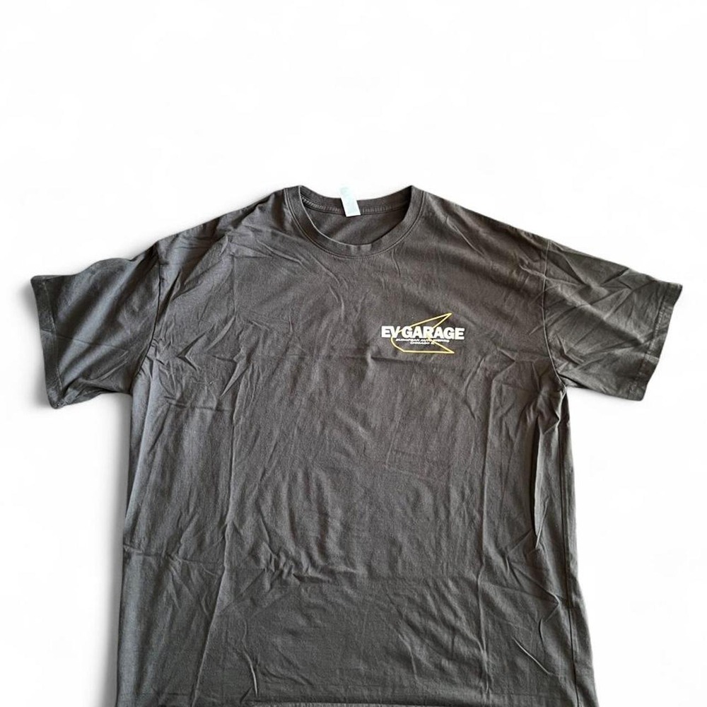 EV GARAGE European Auto Works Chicago in USA cotton t-shirt, size 2XL